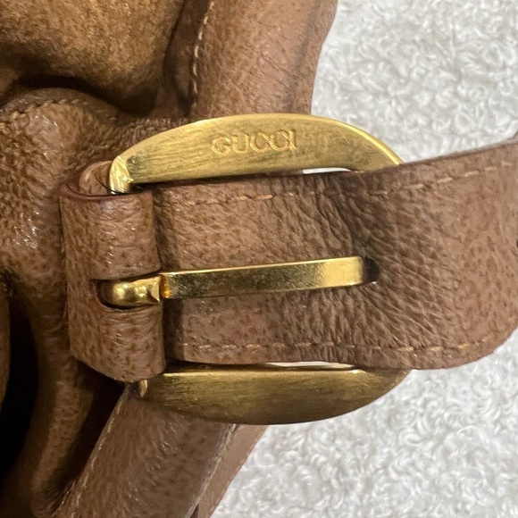 Vintage Gucci Suede Backpack with Bamboo Handle main image 5